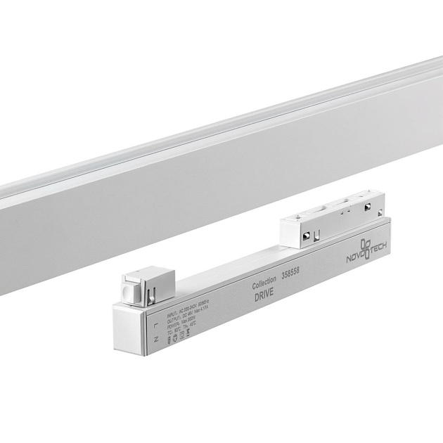 Драйвер для однофазного шинопровода Novotech Drive Flum 358558 Фото № 3