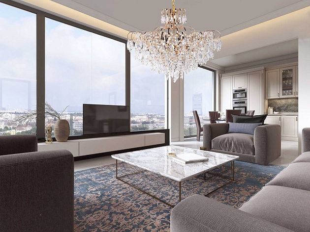 Подвесная люстра De Markt City Бриз 111011108 Фото № 13