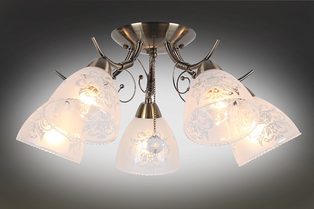 Потолочная люстра Omnilux Casagliana OML-53807-05 изображение 2 Потолочная люстра Omnilux Casagliana OML-53807-05 Фото № 2