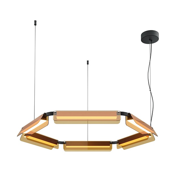 Подвесной светодиодный светильник Maytoni Flat MOD296PL-L60BC3K Фото № 