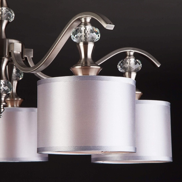 Потолочная люстра Eurosvet Ofelia 60070/5 сатин-никель Фото № 5