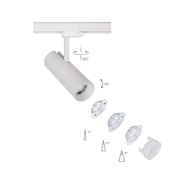 Трековый светодиодный светильник Nowodvorski Milo Led 8761 Фото № 4