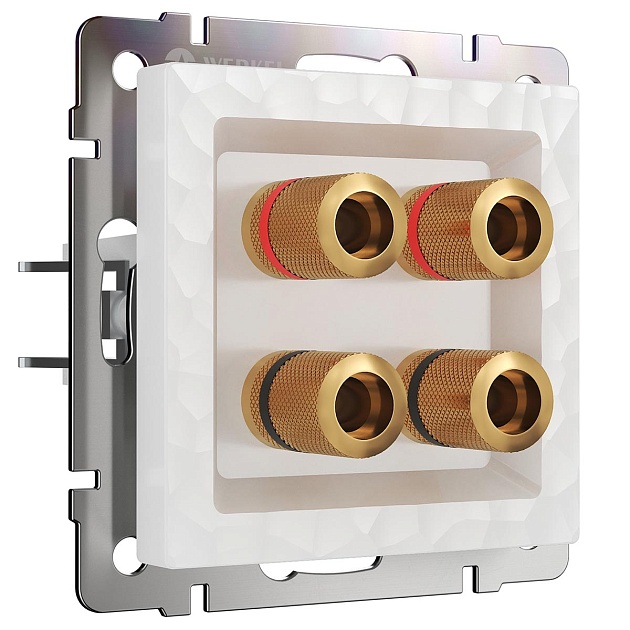 Акустическая розетка Werkel Hammer х4 белый W1285001 4690389163104 изображение Акустическая розетка Werkel Hammer х4 белый W1285001 4690389163104 Фото №
