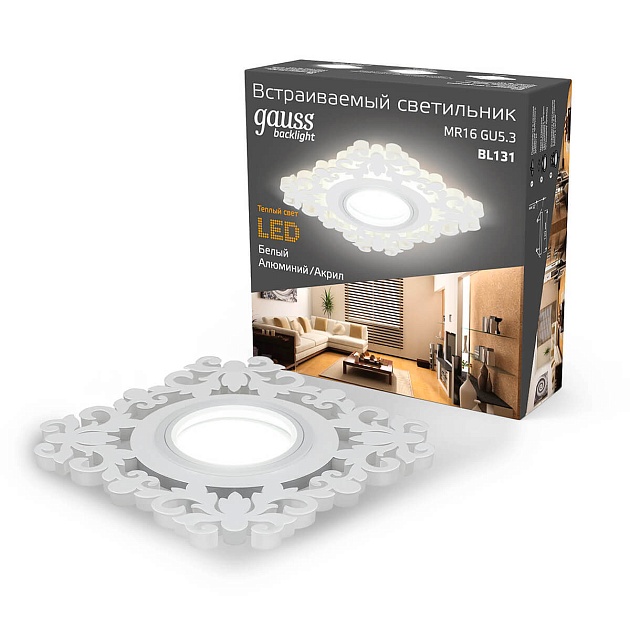 Встраиваемый светильник Gauss Backlight BL131  Фото № 2