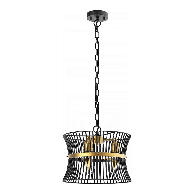 Подвесная люстра Illumico IL1005-3P-05 BK GD Фото № 