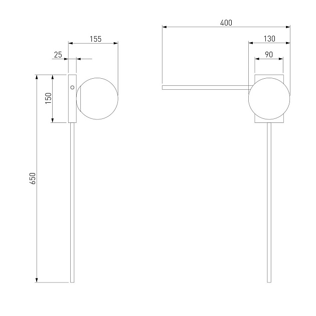 Настенный светильник Eurosvet Fredo 40034/1 латунь Фото № 3
