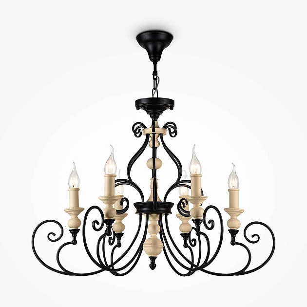 Подвесная люстра Maytoni Karina H631-PL-06-B изображение 2 Подвесная люстра Maytoni Karina H631-PL-06-B Фото № 2