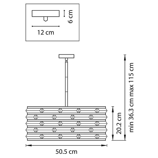 Подвесная люстра Lightstar Amerigo 746068 изображение 3 Подвесная люстра Lightstar Amerigo 746068 Фото № 3