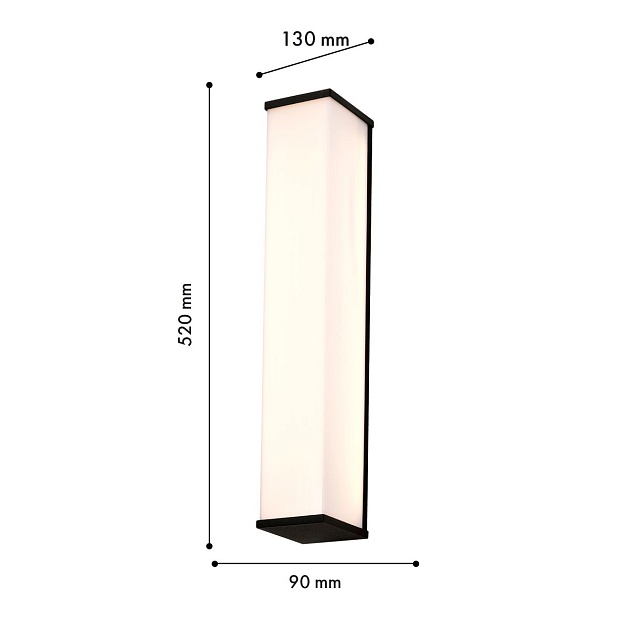 Уличный настенный светодиодный светильник Favourite Paolo 4395-1W Фото № 2