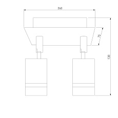 Светодиодный спот Eurosvet Stalk 20064/2 LED хром 2