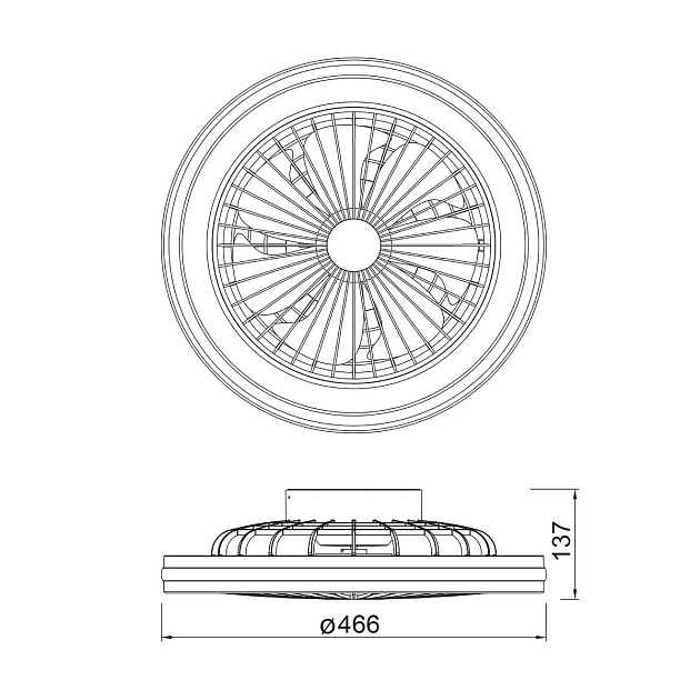 Потолочная светодиодная люстра-вентилятор Mantra GAMER 8291 изображение 2 Потолочная светодиодная люстра-вентилятор Mantra GAMER 8291 Фото № 2