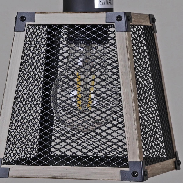 Подвесная люстра Illumico IL1006-4LL-05 BK Wood изображение 5 Подвесная люстра Illumico IL1006-4LL-05 BK Wood Фото № 5