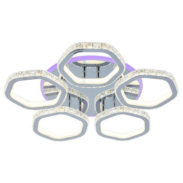 Потолочная светодиодная люстра Profit Light 8046/5 CHR Фото № 2