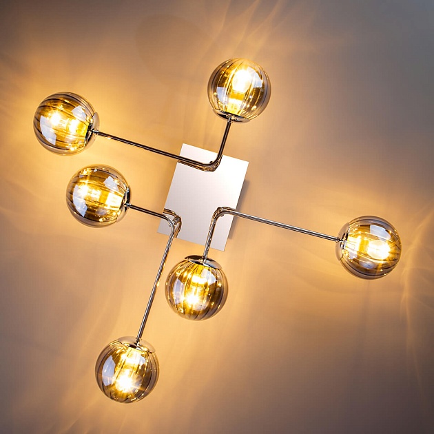 Потолочный светильник Eurosvet 30140/6 хром Фото № 5