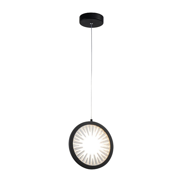 Подвесной светодиодный светильник Gerhort G61253/1P BK Фото № 