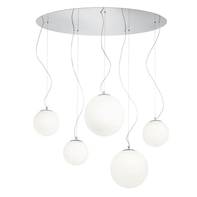 Подвесная люстра Ideal Lux Mapa Sp5 Bianco 043562 Фото № 