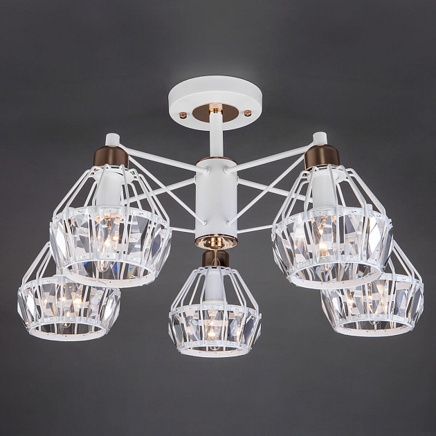 Потолочная люстра Eurosvet 70075/5 белый Фото № 3