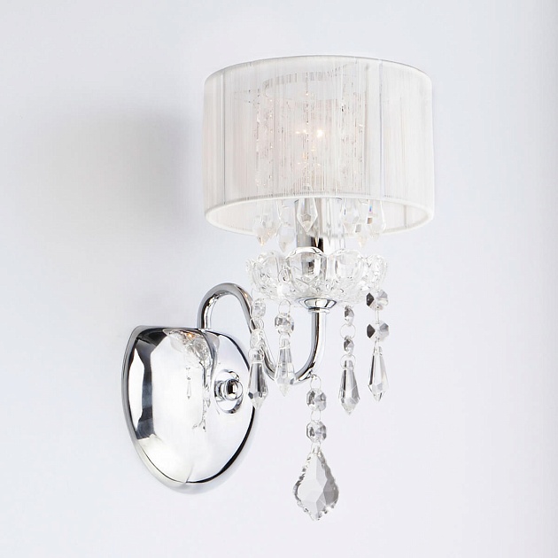 Бра Eurosvet 2045/1 хром/белый изображение Бра Eurosvet 2045/1 хром/белый Фото №