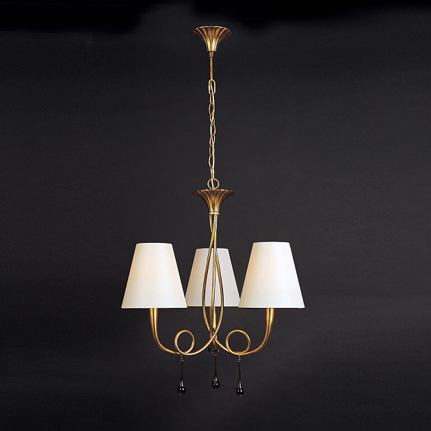 Подвесная люстра Mantra Paola Painted Gold 3542 Фото № 2
