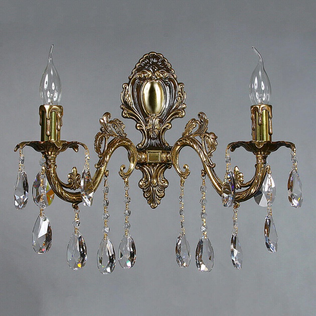 Бра Ambiente Granada 2118/2 PB Tear drop изображение Бра Ambiente Granada 2118/2 PB Tear drop Фото №