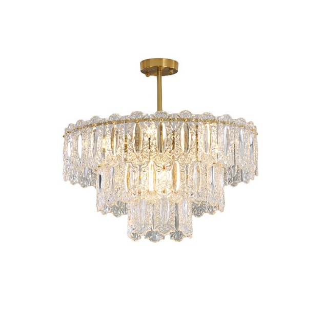 Потолочная люстра Gerhort G21136/9BRS+CL изображение Потолочная люстра Gerhort G21136/9BRS+CL Фото №