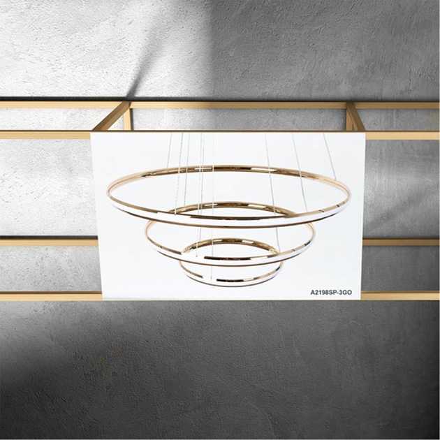 Подвесной светодиодный светильник Arte Lamp Meridiana A2198SP-3GO изображение 2 Подвесной светодиодный светильник Arte Lamp Meridiana A2198SP-3GO Фото № 2