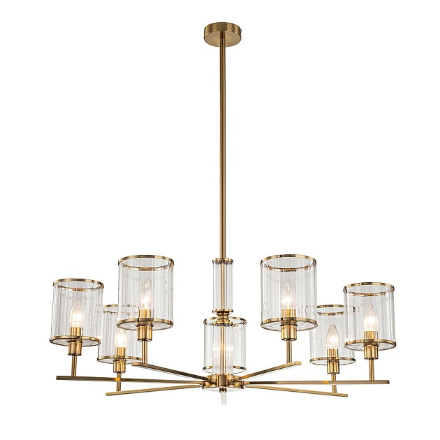 Подвесная люстра Indigo Dante 13022/7R Brass V000410 Фото № 