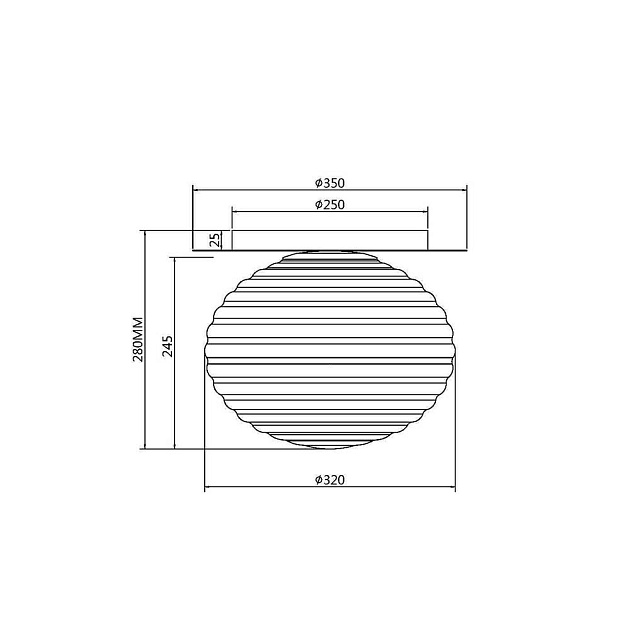 Потолочный светильник Maytoni Reels MOD268CL-01G Фото № 5