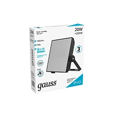 Прожектор светодиодный Gauss Evo 20W 6500К 687511320 4