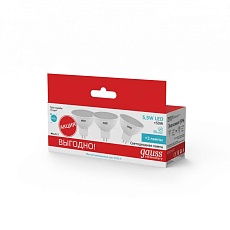 Лампа cветодиодная GU5.3 5.5W 4100K матовая 13526T 3