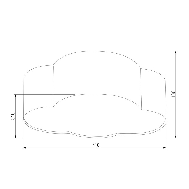 Потолочный светильник TK Lighting 3144 Cloud Фото № 3