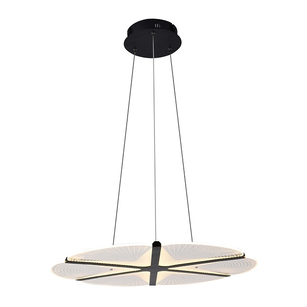 Подвесная светодиодная люстра Gerhort G61316/6BK CL Фото № 2