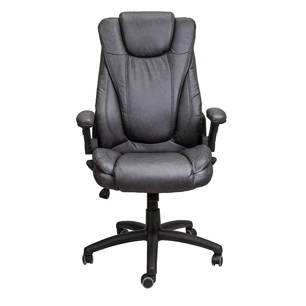 Кресло руководителя AksHome Aurora графит, экокожа 65466 Фото № 5