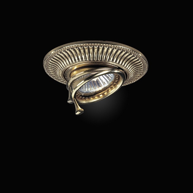 Встраиваемый светильник Reccagni Angelo Spot 1082 Oro изображение Встраиваемый светильник Reccagni Angelo Spot 1082 Oro Фото №