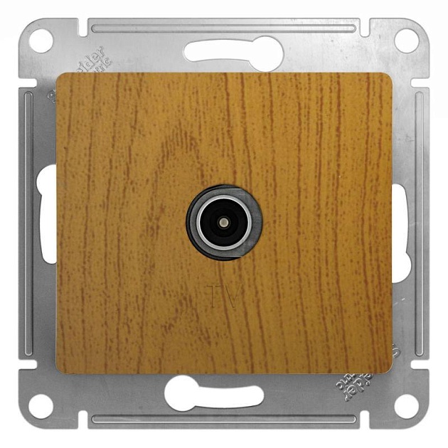 ТВ-розетка Schneider Electric Glossa дуб GSL000593 Фото № 
