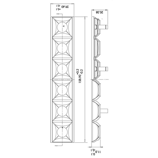 Антибликовая рамка белая Deko-Light 930388 Фото № 2