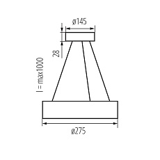 Подвесной светильник Kanlux JASMIN C 270-B 36505 1