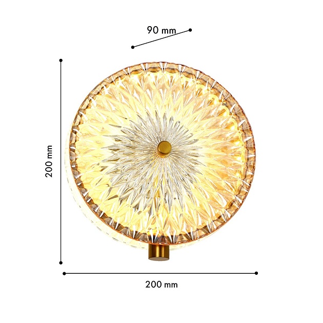 Настенный светодиодный светильник Favourite Slik 4488-2W Фото № 2