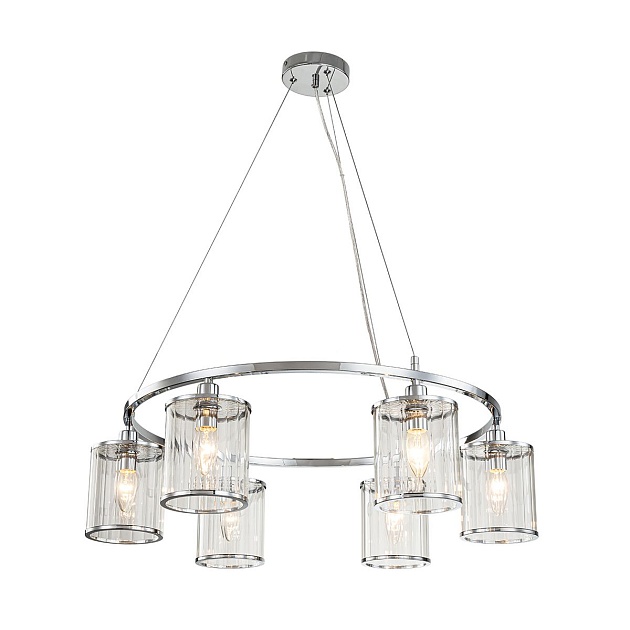 Подвесная люстра Indigo Dante 13022/6P Chrome V000407 изображение Подвесная люстра Indigo Dante 13022/6P Chrome V000407 Фото №