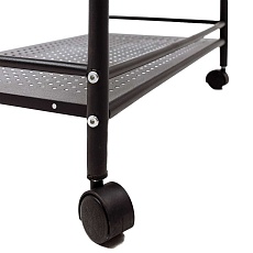 Полка AksHome тележка Rada на колесах, черный, сталь с порошковым покрытием 82274 4