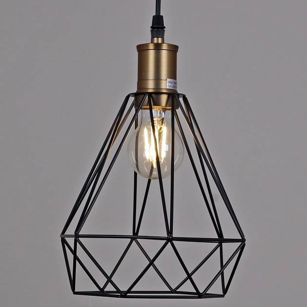 Подвесная люстра Reluce 04773-0.4-03 BK Фото № 3