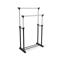 Гардеробная вешалка Sheffilton SHT-WR4150 черный/черный муар/хром лак 3290396001