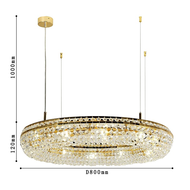 Подвесная люстра Favourite Monilibus 4015-12P Фото № 2