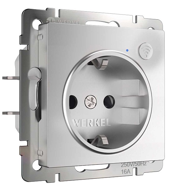 Розетка Wi-Fi  Werkel серебряный W1171606 4690389176074 Фото № 