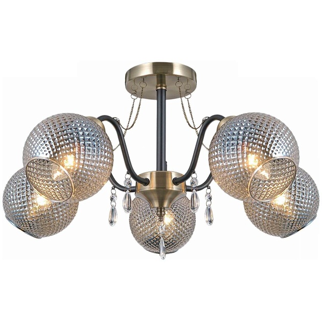 Потолочная люстра Illumico IL0432-5CSQ-29 AB BK Фото № 