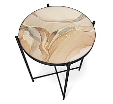 Журнальный стол Sheffilton SHT-CT8-3 дымчатый топаз/черный муар 5093730102 2