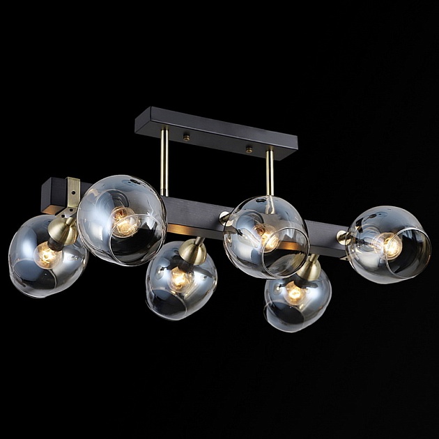 Потолочная люстра Illumico IL9736-6CSQ-79 BK AB Фото № 