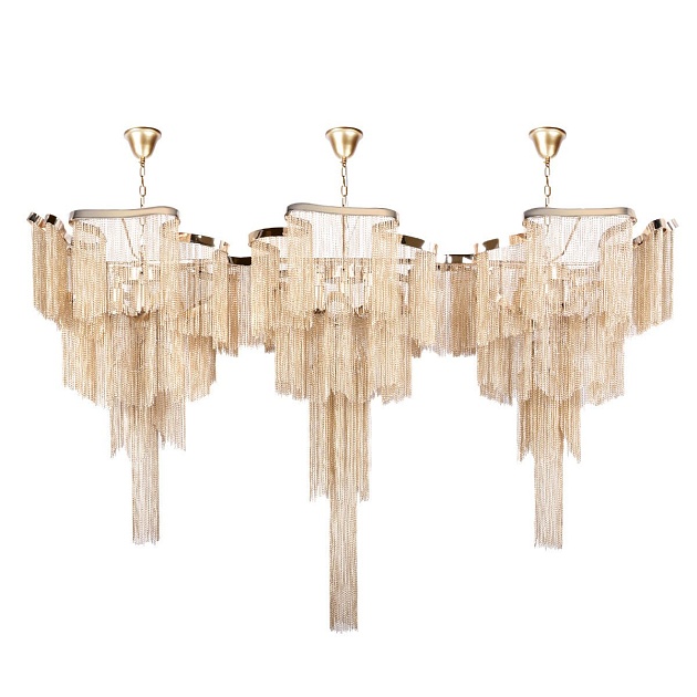 Подвесная люстра Loft IT Stream 10208/1400R Gold изображение Подвесная люстра Loft IT Stream 10208/1400R Gold Фото №