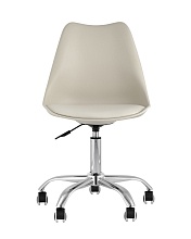 Офисный стул Stool Group BLOK пластиковый бежевый Y818 beige 2
