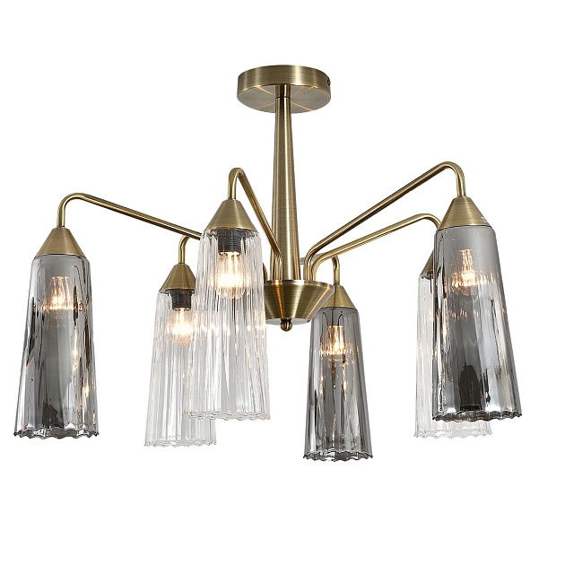 Потолочная люстра Indigo Campana 13028/6R Brass V000509 изображение 4 Потолочная люстра Indigo Campana 13028/6R Brass V000509 Фото № 4